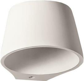 Eurolamp Μοντέρνο Φωτιστικό Τοίχου με Ντουί E14 Λευκό 20cm 147-53306