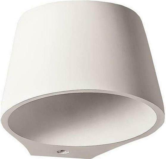 Eurolamp Μοντέρνο Φωτιστικό Τοίχου με Ντουί E14 Λευκό 20cm 147-53306