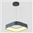 Eurolamp Μοντέρνο Κρεμαστό Φωτιστικό με Ενσωματωμένο LED Γκρι 144-17018
