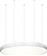 Eurolamp Μοντέρνο Κρεμαστό Φωτιστικό με Ενσωματωμένο LED Λευκό 144-17001
