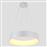 Eurolamp Μοντέρνο Κρεμαστό Φωτιστικό με Ενσωματωμένο LED Λευκό 144-17010