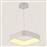 Eurolamp Μοντέρνο Κρεμαστό Φωτιστικό με Ενσωματωμένο LED Λευκό 144-17016