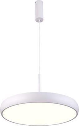 Eurolamp Μοντέρνο Κρεμαστό Φωτιστικό με Ενσωματωμένο LED σε Μαύρο Χρώμα 144-17027