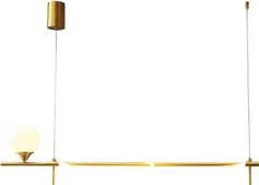 Eurolamp Μοντέρνο Κρεμαστό Φωτιστικό με Ενσωματωμένο LED Χρυσό 144-16007