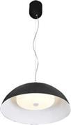 Eurolamp Μοντέρνο Κρεμαστό Φωτιστικό Μονόφωτο Καμπάνα με Ενσωματωμένο LED σε Μαύρο Χρώμα 144-17029