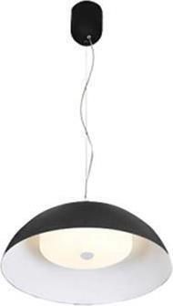 Eurolamp Μοντέρνο Κρεμαστό Φωτιστικό Μονόφωτο Καμπάνα με Ενσωματωμένο LED σε Μαύρο Χρώμα 144-17029