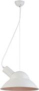 Eurolamp Μοντέρνο Κρεμαστό Φωτιστικό Μονόφωτο Καμπάνα με Ντουί E27 Λευκό 144-27016