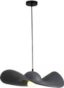 Eurolamp Μοντέρνο Κρεμαστό Φωτιστικό Μονόφωτο Καμπάνα με Ντουί E27 Μαύρο 144-46001