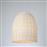 Eurolamp Μοντέρνο Κρεμαστό Φωτιστικό Μονόφωτο Καμπάνα με Ντουί E27 σε Μπεζ Χρώμα 144-33022