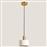 Eurolamp Μοντέρνο Κρεμαστό Φωτιστικό Μονόφωτο με Ντουί E27 Λευκό 144-46004