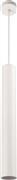 Eurolamp Μοντέρνο Κρεμαστό Φωτιστικό Μονόφωτο με Ντουί GU10 σε Λευκό Χρώμα 145-25500