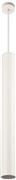 Eurolamp Μοντέρνο Κρεμαστό Φωτιστικό Μονόφωτο με Ντουί GU10 σε Λευκό Χρώμα 145-25502