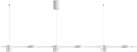Eurolamp Μοντέρνο Κρεμαστό Φωτιστικό Ράγα με Ενσωματωμένο LED Λευκό 144-10013