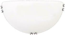 Eurolamp Paros Κλασικό Φωτιστικό Τοίχου με Ντουί E27 σε Λευκό Χρώμα Πλάτους 30cm 145-22403