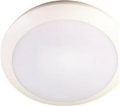 Eurolamp Πλαφονιέρα Οροφής Εξωτερικού Χώρου με Ενσωματωμένο LED Λευκή 145-55302