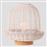Eurolamp Πορτατίφ με Λευκό Καπέλο και Λευκή Βάση 144-78001