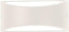 Eurolamp Στεγανή Επιτοίχια Πλαφονιέρα Εξωτερικού Χώρου E27 σε Λευκό Χρώμα 145-20213