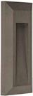 Eurolamp 145-52061 Στεγανή Επιτοίχια Πλαφονιέρα Εξωτερικού Χώρου με Ενσωματωμένο LED 1W 220-240V σε Γκρι Χρώμα