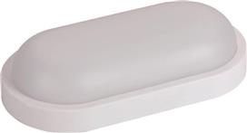 Eurolamp 145-20024 Στεγανή Επιτοίχια Πλαφονιέρα Εξωτερικού Χώρου με Ενσωματωμένο LED σε Λευκό Χρώμα