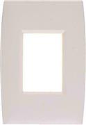 Eurolamp 145-52103 Στεγανή Επιτοίχια Πλαφονιέρα Εξωτερικού Χώρου με Ενσωματωμένο LED σε Λευκό Χρώμα
