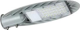 Eurolamp Στεγανό Φωτιστικό Δρόμου με Ενσωματωμένο LED Γκρι 146-57007