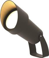 Eurolamp Στεγανό Φωτιστικό Προβολάκι Εξωτερικού Χώρου GU10 σε Μαύρο Χρώμα 145-82027