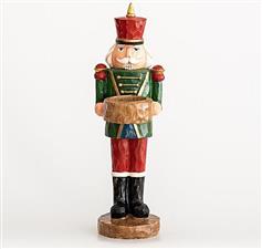 Eurolamp Στρατιώτης Χριστουγεννιάτικο Κηροπήγιο Πράσινο 27cm 600-45451