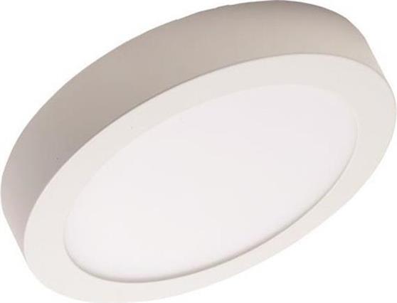 Eurolamp Στρογγυλό Εξωτερικό LED Panel Ισχύος 20W με Φυσικό Λευκό Φως 22.5x22.5cm 145-68511