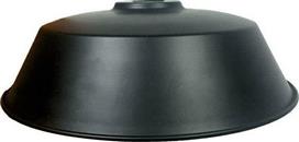 Eurolamp Συρος Καπέλο Φωτιστικού Μαύρο με Διάμετρο 36cm 153-56205