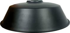 Eurolamp Συρος Καπέλο Φωτιστικού Μαύρο με Διάμετρο 36cm 153-56205