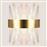 Eurolamp Vintage Φωτιστικό Τοίχου με Ντουί G4 Χρυσό 25cm 144-52007
