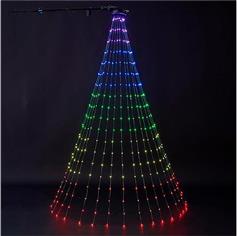 Eurolamp Χριστουγεννιάτικα Λαμπάκια LED Πολύχρωμο τύπου Χταπόδι με Πράσινο Καλώδιο και Προγράμματα 600-11772