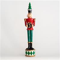 Eurolamp Χριστουγεννιάτικη Φιγούρα Πλαστική Κόκκινη Στρατιώτης 47cm 600-45457