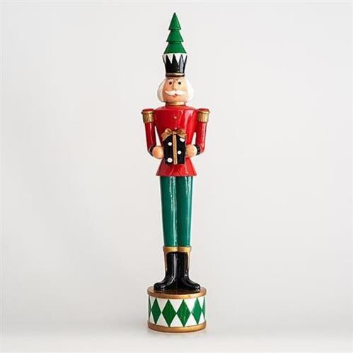 Eurolamp Χριστουγεννιάτικη Φιγούρα Πλαστική Κόκκινη Στρατιώτης 47cm 600-45457