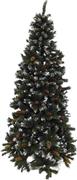 Eurolamp Χριστουγεννιάτικο Δέντρο Αλάσκα Πράσινο Slim 180cm με Μεταλλική Βάση 600-30055