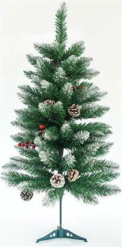 Eurolamp Χριστουγεννιάτικο Δέντρο Berry Πράσινο Χιονισμένο 150cm με Μεταλλική Βάση 600-30170