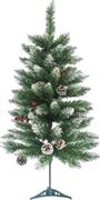 Eurolamp Χριστουγεννιάτικο Δέντρο Berry Πράσινο Χιονισμένο 90cm με Πλαστική Βάση 600-30168