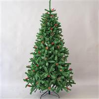 Eurolamp Χριστουγεννιάτικο Δέντρο Columbia Πράσινο 210cm με Μεταλλική Βάση 600-30137