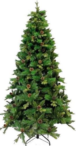 Eurolamp Χριστουγεννιάτικο Δέντρο Ισπανικό Πράσινο 210cm με Μεταλλική Βάση 600-30156