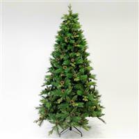 Eurolamp Χριστουγεννιάτικο Δέντρο Ισπανικό Πράσινο 230cm με Μεταλλική Βάση 600-30157