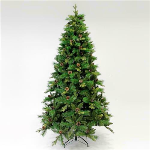 Eurolamp Χριστουγεννιάτικο Δέντρο Ισπανικό Πράσινο 230cm με Μεταλλική Βάση 600-30157