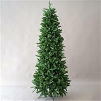 Eurolamp Χριστουγεννιάτικο Δέντρο Jersey Πράσινο Slim 180cm με Μεταλλική Βάση 600-30067