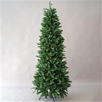Eurolamp Χριστουγεννιάτικο Δέντρο Jersey Πράσινο Slim 240cm με Μεταλλική Βάση 600-30069