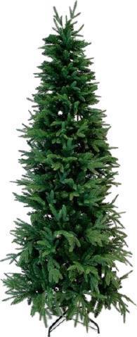 Eurolamp Χριστουγεννιάτικο Δέντρο Κυπαρίσσι Πράσινο Slim 210cm με Μεταλλική Βάση 600-30153
