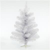 Eurolamp Χριστουγεννιάτικο Δέντρο Λευκό 100cm με Πλαστική Βάση 600-30347
