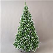 Eurolamp Χριστουγεννιάτικο Δέντρο Μόσχα Πράσινο Χιονισμένο 180cm με Μεταλλική Βάση 600-30163