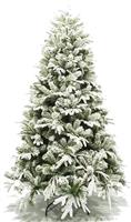 Eurolamp Χριστουγεννιάτικο Δέντρο Όλυμπος Πράσινο Χιονισμένο 150cm με Μεταλλική Βάση 600-30043