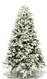 Eurolamp Χριστουγεννιάτικο Δέντρο Όλυμπος Πράσινο Χιονισμένο 180cm με Μεταλλική Βάση 600-30044