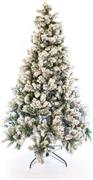 Eurolamp Χριστουγεννιάτικο Δέντρο Πράσινο Χιονισμένο 180cm με Μεταλλική Βάση 600-30058