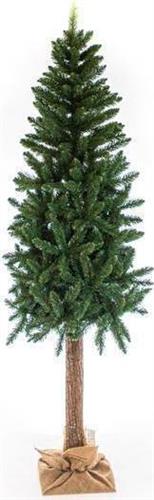 Eurolamp Χριστουγεννιάτικο Δέντρο Pvc Πράσινο 210cm με Ξύλινη Βάση 600-30534